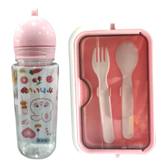 Porta Merienda Escolar De Plastico Para Niños(as). Mc