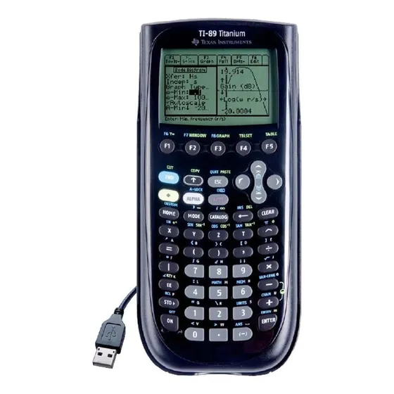 Texas Instrument Ti 89 - Calculadora Gráfica Programable De Titanio