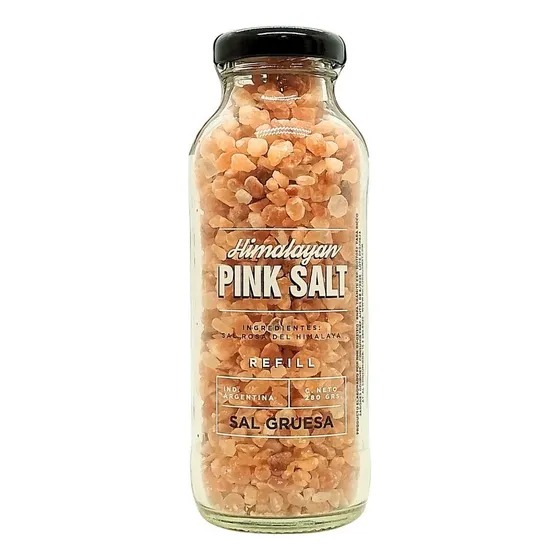 Sal Rosada Del Himalaya Gruesa X 280 Gr - Ricco Gourmet