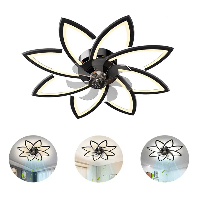 Intelar Ventilador De Teto Com Controle Remoto De Luzes 90cm