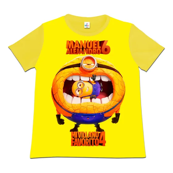 Franela Camisa Niño Niña Mi Villano Favorito En Algodon