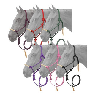 Cabezada Con Muserola De Cuero Crudo Para Caballo Cabezada Con Muserola De Cuero Crudo Para Caballo