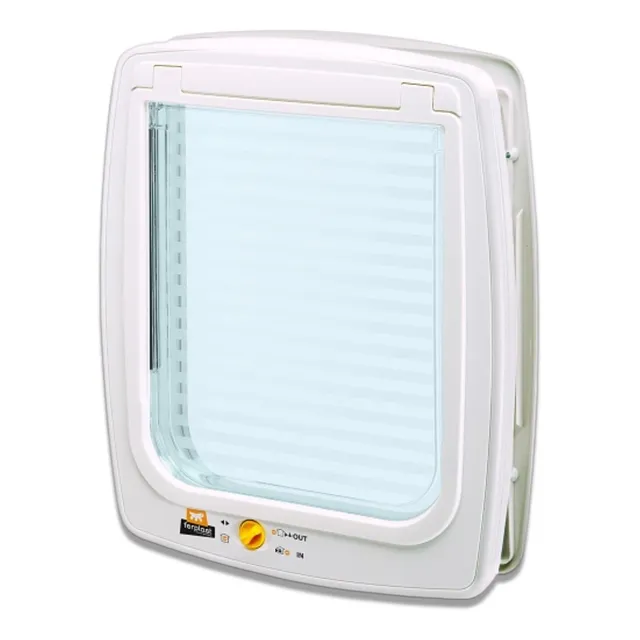 Puerta de paso Swing Tunel 15 para perros y gatos Ferplast, color blanco