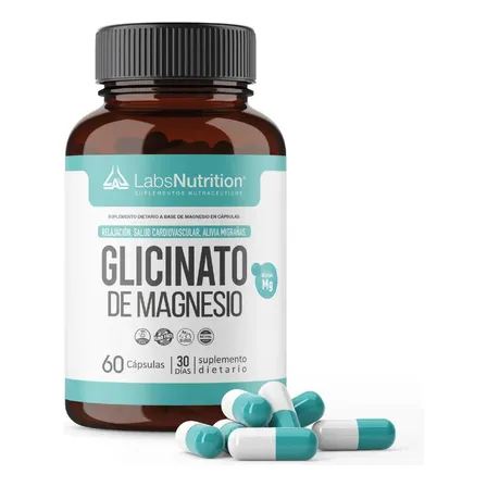 Magnesio Labs Nutrition en cápsula Sin sabor de 60 un