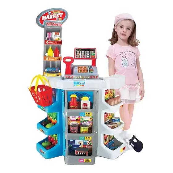 Juguete Supermercado Con Accesorios Grandes Juego De Rol