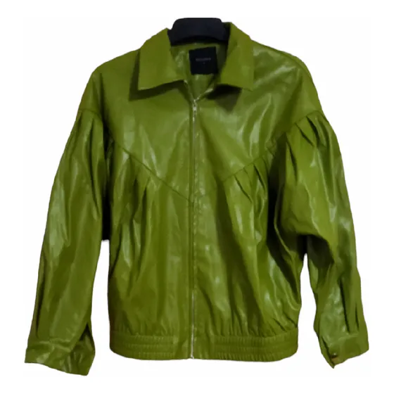 Campera Eco Cuero Rotunda Talla M Nueva 