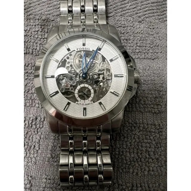 Reloj Marca Fossil Automático Modelo Skeletal De Metal
