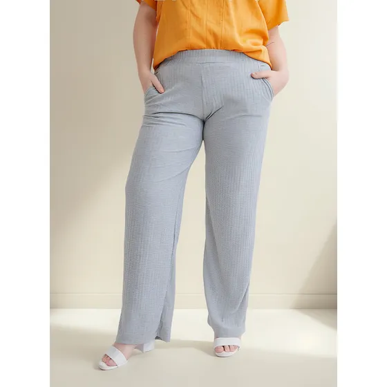 Pantalón Mikayla Morley Elastizado Tiro Alto T/ Especial