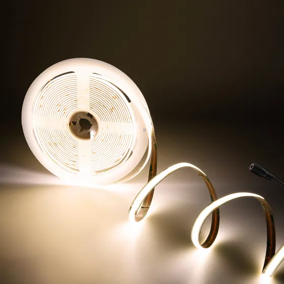 Faixa De Luz Led Flexível Fcob Uniforme De Alta Densidade De