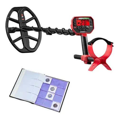 Detector de metales Vanquish 540 Pro Pack, dorado y plateado, Minelab, color rojo | Cuotas sin interés