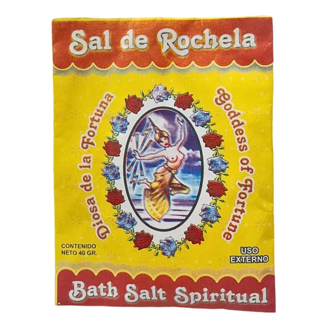Sal De Rochela Diosa De La Fortuna Amarilla X2