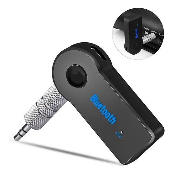 Receptor Audio Usb Bluetooth Auto Jack Spika 3.5 Otec