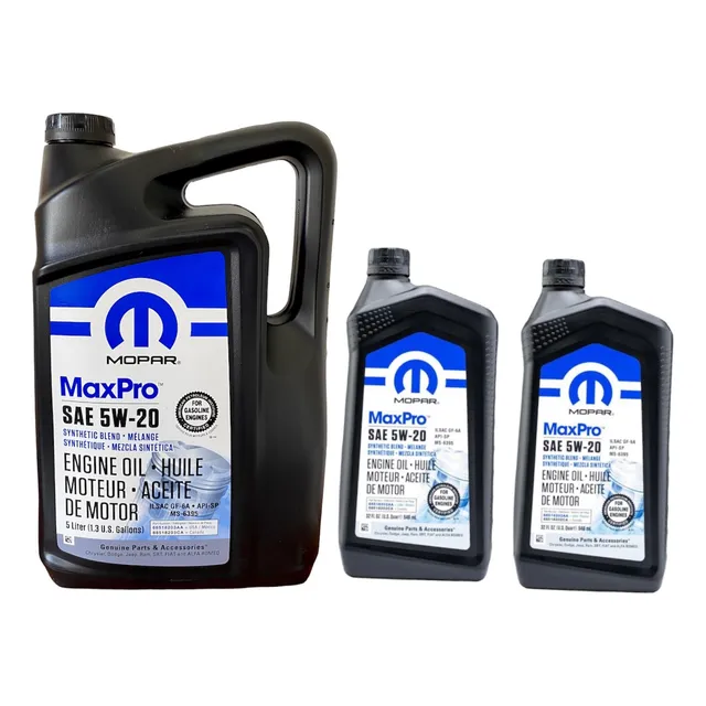 Aceite Motor 5w20 Mopar 6.892 Lts Jeep Ram Dodge Chrysler 