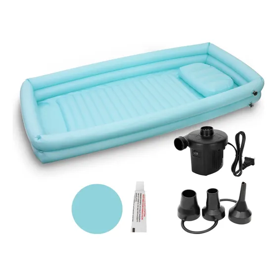 Bañera Inflable Médica Plegable Portátil De Pvc Ducha Cama