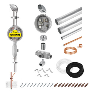 Kit Acometida Mufa Cfe 3m Monofasico Para 220v Con Cable T Kit Acometida Mufa Cfe 3m Monofasico Para 220v Con Cable T
