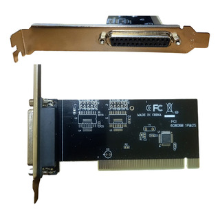 Placa Pci Db25 Porta Paralela Impressora FĂȘmea Com Cd Placa Pci Db25 Porta Paralela Impressora FĂȘmea Com Cd