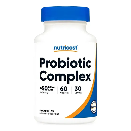 Probiotic Complex probioticos cepas sabor sin sabor Nutricost en cápsula 61 g | Cuotas sin interés