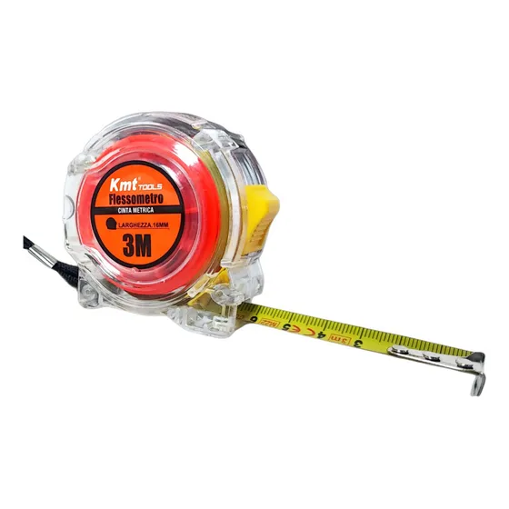 Huincha De Medir Transparente 3metros 16mm Cinta Métrica