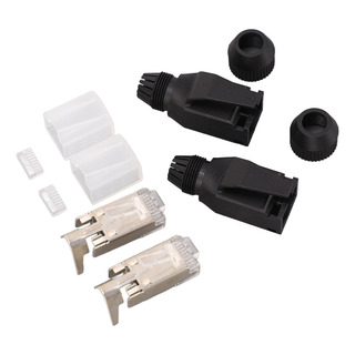 Tipo De Ensamblaje: Conectores Modulares Rj45, Juego De 10 C Tipo De Ensamblaje: Conectores Modulares Rj45, Juego De 10 C