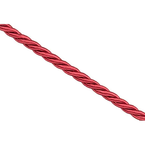 M Rojo Vino Acabado Satinado Cordon Nailon Trenzado Vende 32