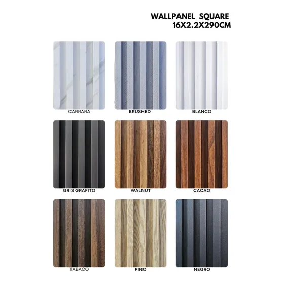 Wall Panel Pvc Medidas 16,5x290 Decorativos Carpintería 