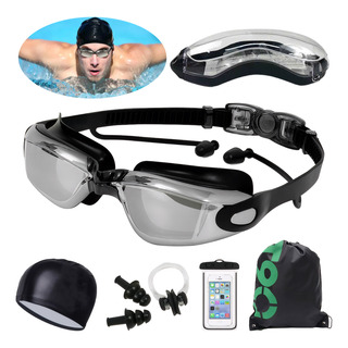 Gafas De Natación Sin Fugas Protección Uv Antiempaño Gogles Gafas De Natación Sin Fugas Protección Uv Antiempaño Gogles
