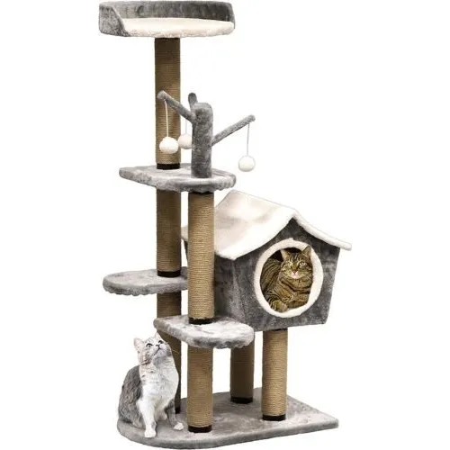 Parque Para Gatos 65x58x124 Cms Alto Importado