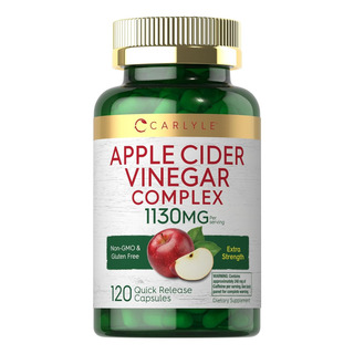 Apple Cider Vinegar 1130mg +vit B12 Apoyo Digestivo 120caps Apple Cider Vinegar 1130mg +vit B12 Apoyo Digestivo 120caps
