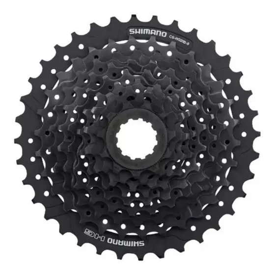 Casete de bicicleta Shimano Bike K7 Hg200 9v 11/36 Altus Mtb, color negro, número máximo de dientes 36, número mínimo de dientes 11