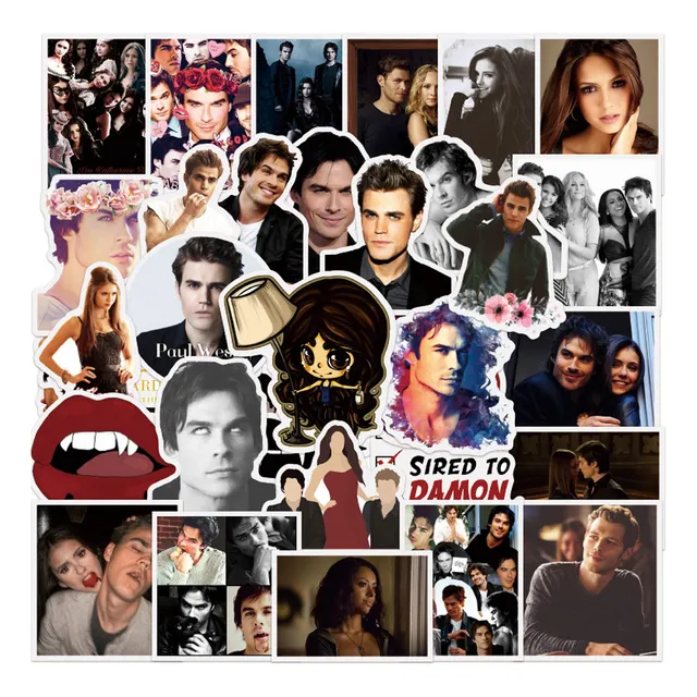 Pegatinas De Programa De Tv The Vampire Diaries 50 Pis
