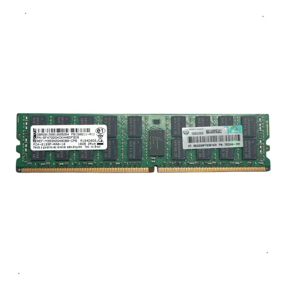 Memória Servidor 16gb Pc4-2133p Hp Pn M393a2g40db0-cpb
