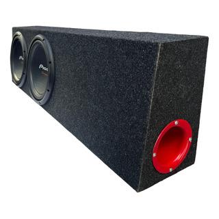 Cajón De Madera Acustico Para Camioneta Doble Subwoofer Cajón De Madera Acustico Para Camioneta Doble Subwoofer
