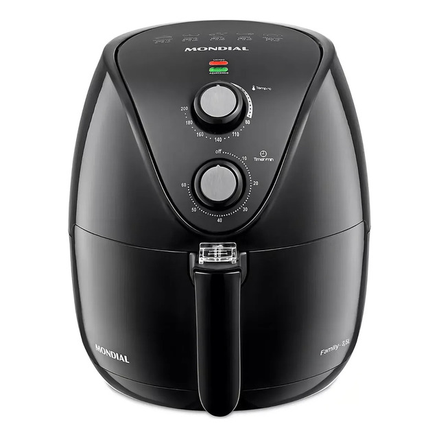 Fritadeira Elétrica Ar Af-35-bf Air Fryer 3,5l Preta Mondial