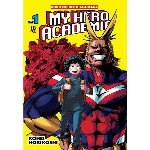 My Hero Academia - Vol. 1 de Kôhei Horikoshi Editora JBC Capa Mole em Português 2020
