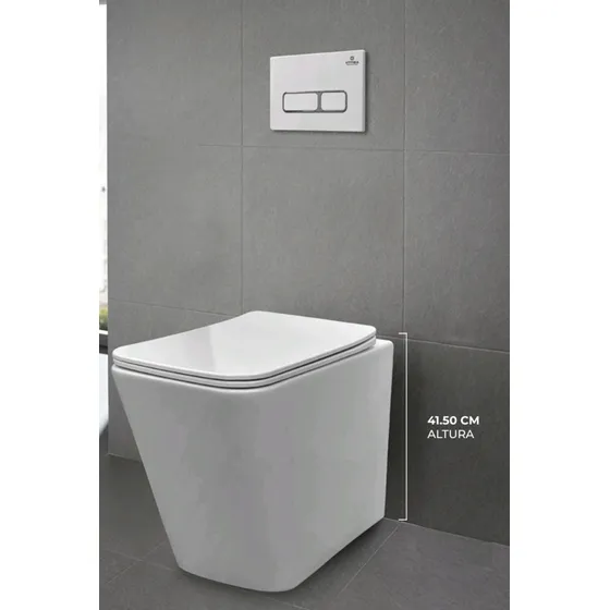 Sanitario De Piso Con Tanque Empotrable
