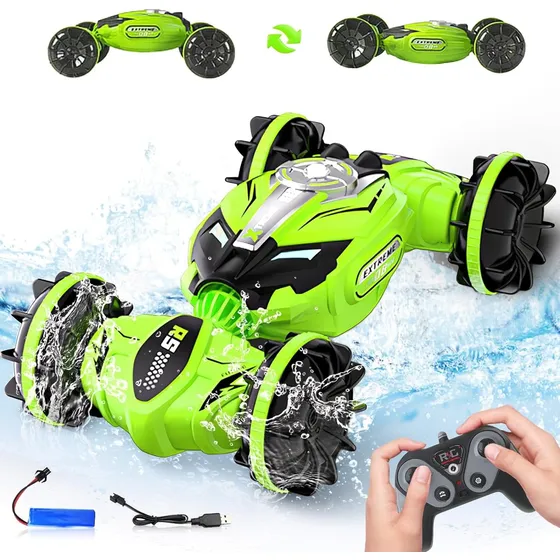  Carro Anfibio Control Remoto Teledirigido Recargable