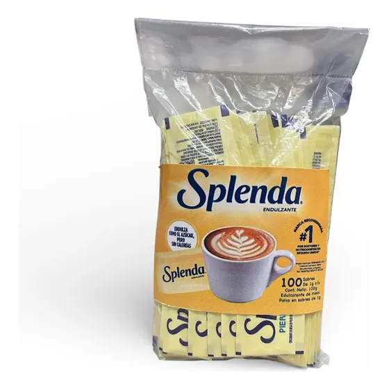 Edulcorante Splenda X100 Sobres | Cuotas sin interés