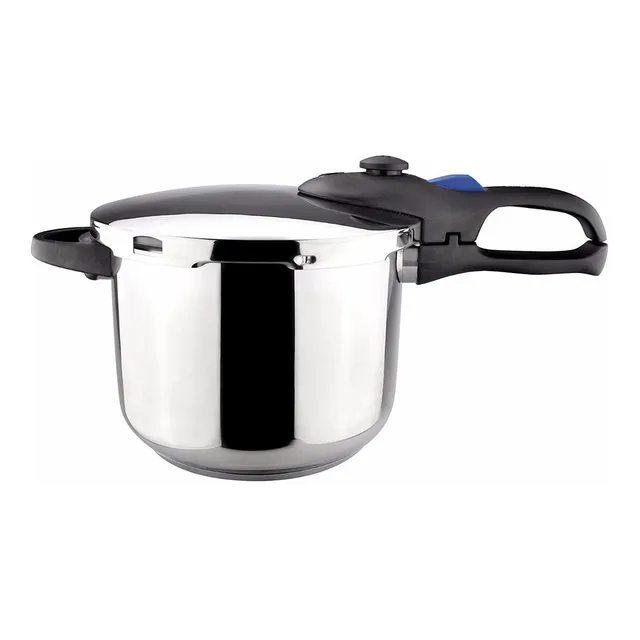 Olla Express Presion 6 Lts Acero Inox Induccion Magefesa Color Plateado