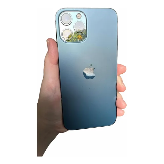 Apple iPhone 12 Pro Max 256gb Azul Nacional Usado Muito Bom
