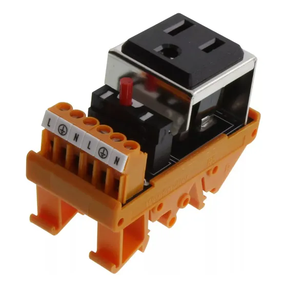 9915480001 Tomacorriente Para Riel Din 5a 120vac Weidmuller