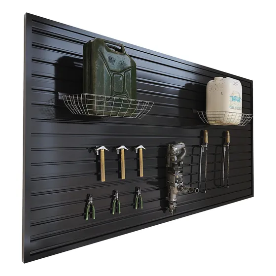 Neatiease Sistema Almacenamiento Pared Panel Slatwall Garaje