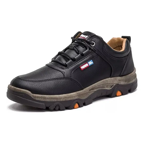 Zapatos De Senderismo De Viaje De Cuero Con Suelas De Goma