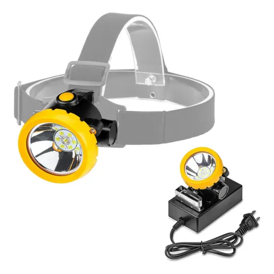 Linterna De Minería Inalámbrica Con Luz Led 3w 5000lx
