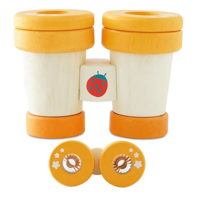 Juguete Madera Binoculares Caledoscopio Prismatic Bebes 18m+