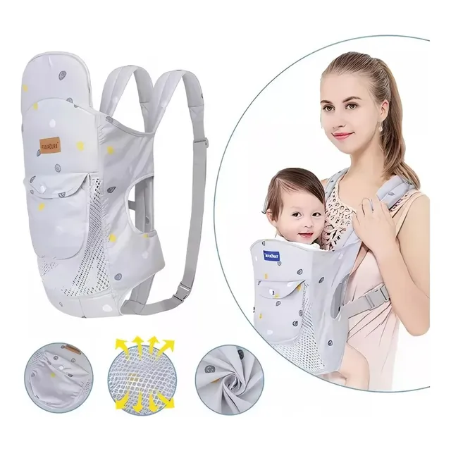 Mochilla Ergonómico Cangurera Bebé Portabebés De 0-36 Meses