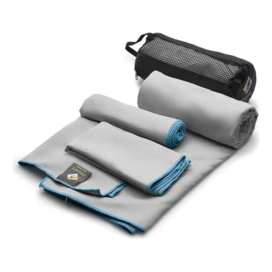 Kit Toallas De Secado Rápido Olimpiafit 3 Toallas Y Bolso