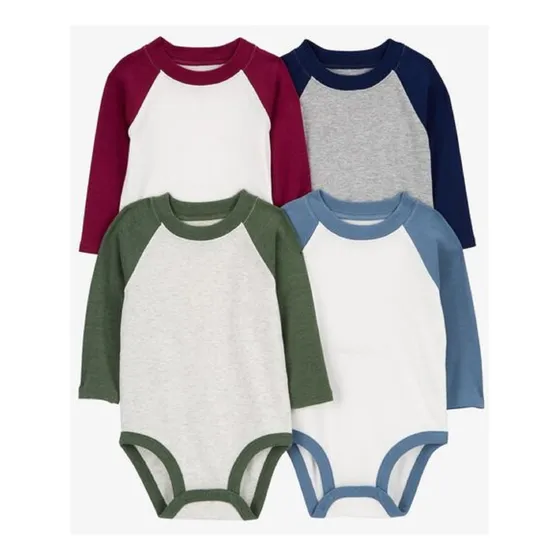 Carter's Original Set De 4 Bodys Algodón Carters. Nene (03)
