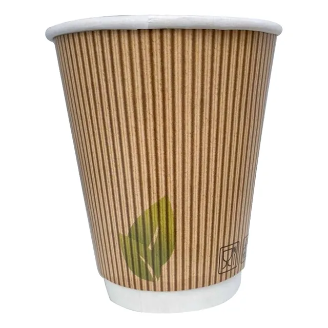 25 Vaso Térmico Descartable Ecológico 240 Ml