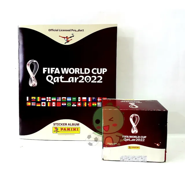 Qatar Panini Album Suave + Caja Con 104 Sobres Mundial 2022
