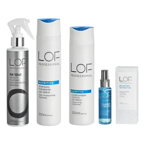 Kit Lof Nutritive Home Care + Booster 60ml + Hit 10x1